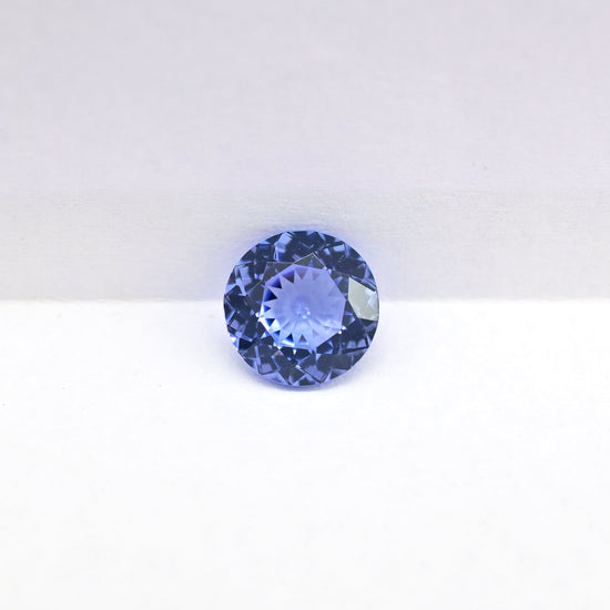 Natural Loose Gemstone Real Tanzanite 1.94 Ct Round Cut Faceted Stone for Jewelry