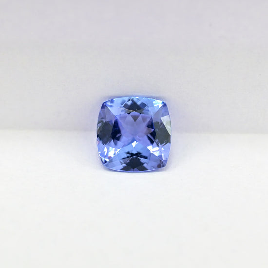 Semi Precious Tanzanite 2.26 Ct Cushion Cut Gemstone for Gold Silver Jewelry Making