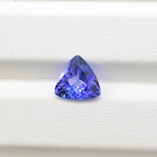 Natural Tanzanite 1.56 Ct Trillion Cut Loose Gemstone for Making Ring, 1 Piece