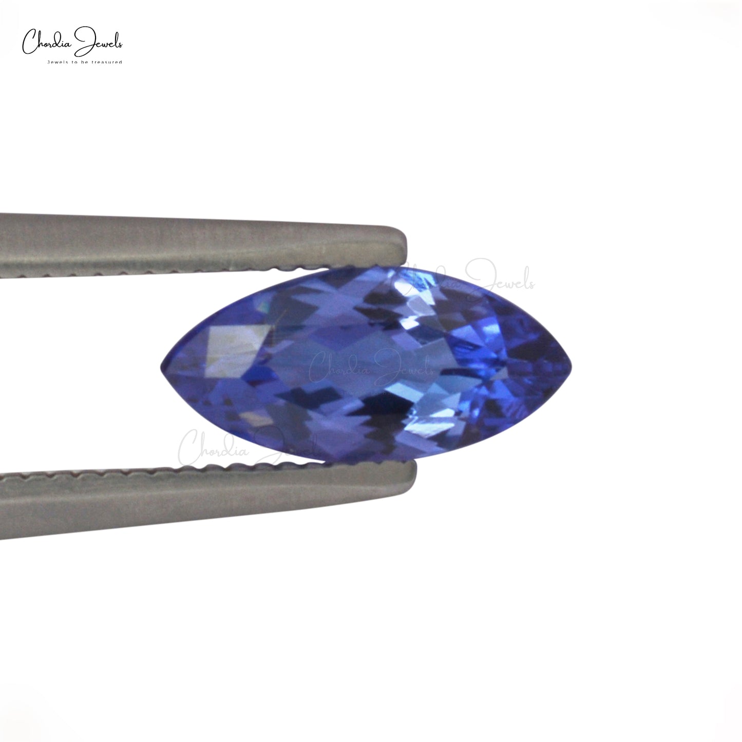 AAA Quality Loose Stone 0.86 Ct Blue Tanzanite Marquise Gemstone for Jewelry, 1 Piece