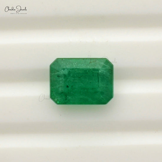 Emerald 8x6MM Octagon Faceted Cut Precious Gemstone for Wholesale, 1 Piece