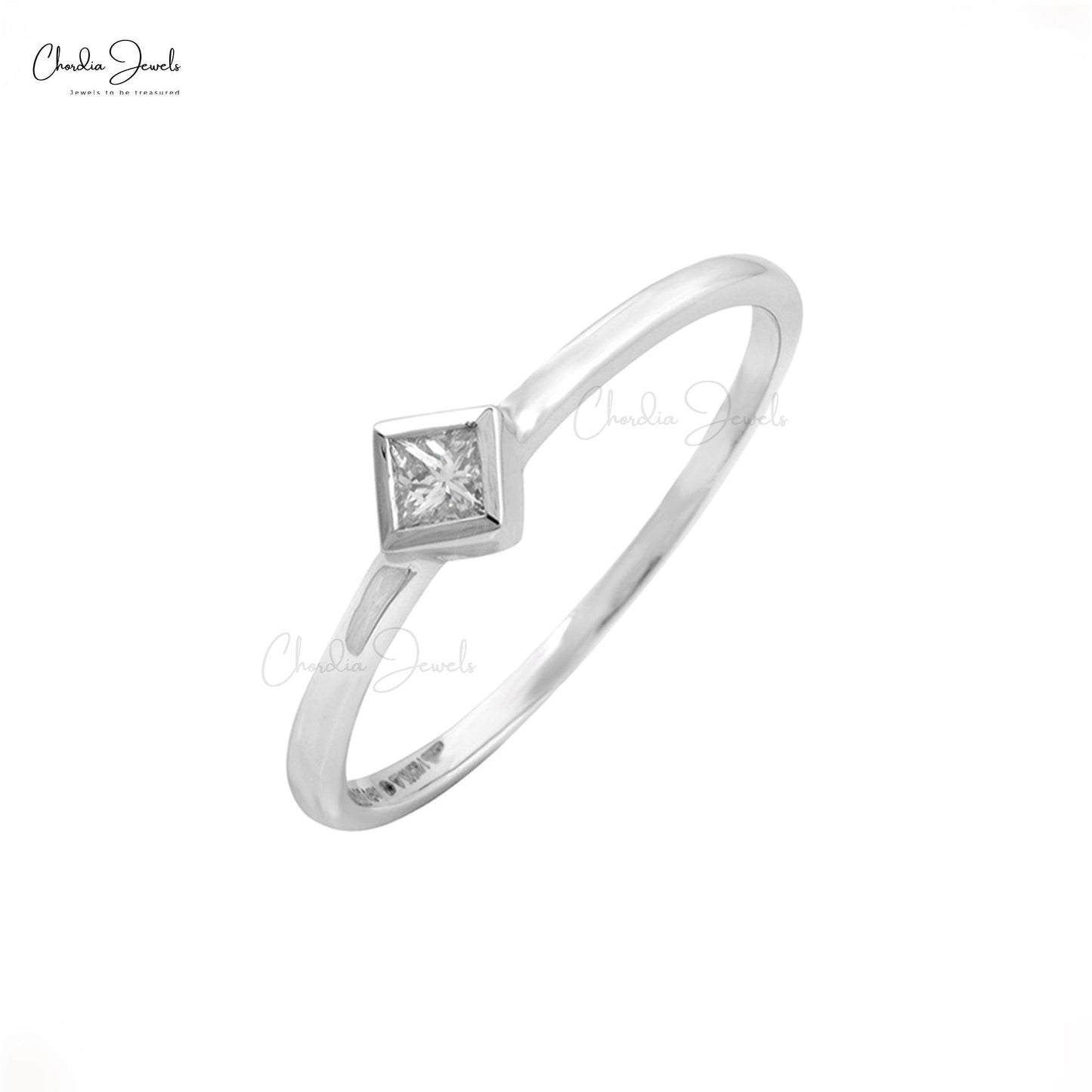 Elegance 1.52ct Princess Cut GSI1 Diamond Engagement Ring | Gerard McCabe |  40959