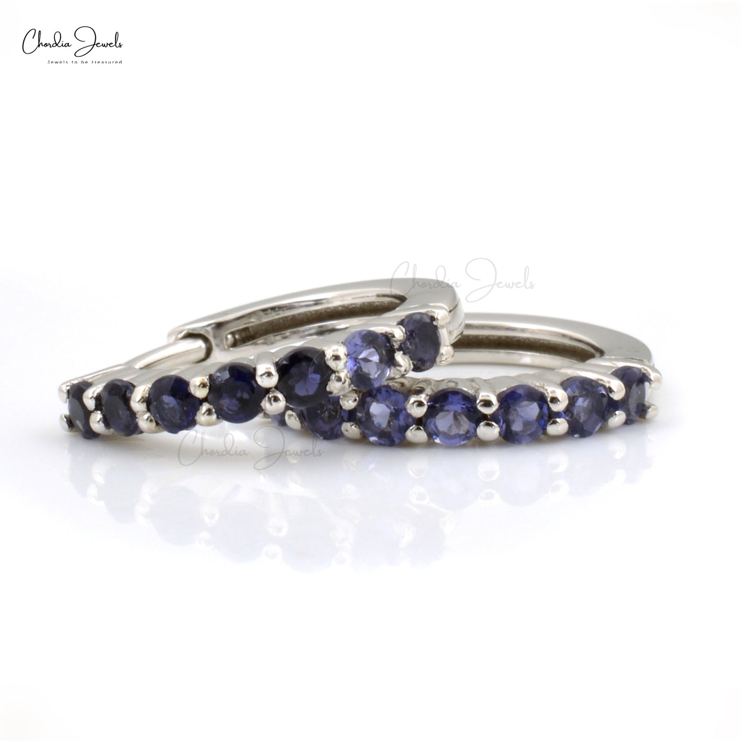 GEM'S BALLET Luxury 10.68Ct Natural Iolite Blue Mystic Quartz Gemstone Rings  925 Sterling Silver Ring For Women Fine Jewelry - AliExpress
