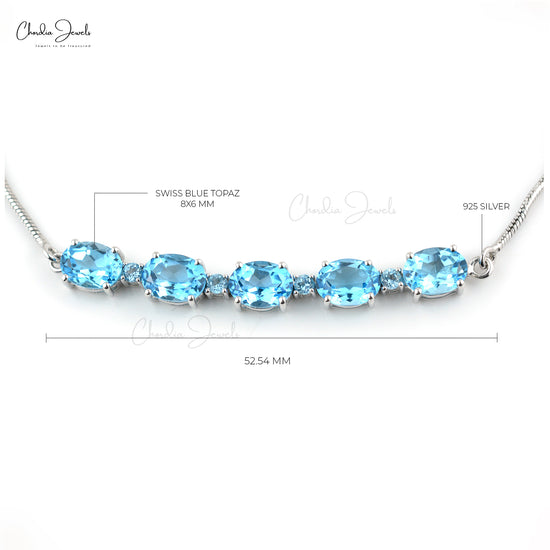 LONDON BLUE TOPAZ BRACELET SS-B017H-LB-WDCB-Y | Mystique Jewelers |  Alexandria, VA