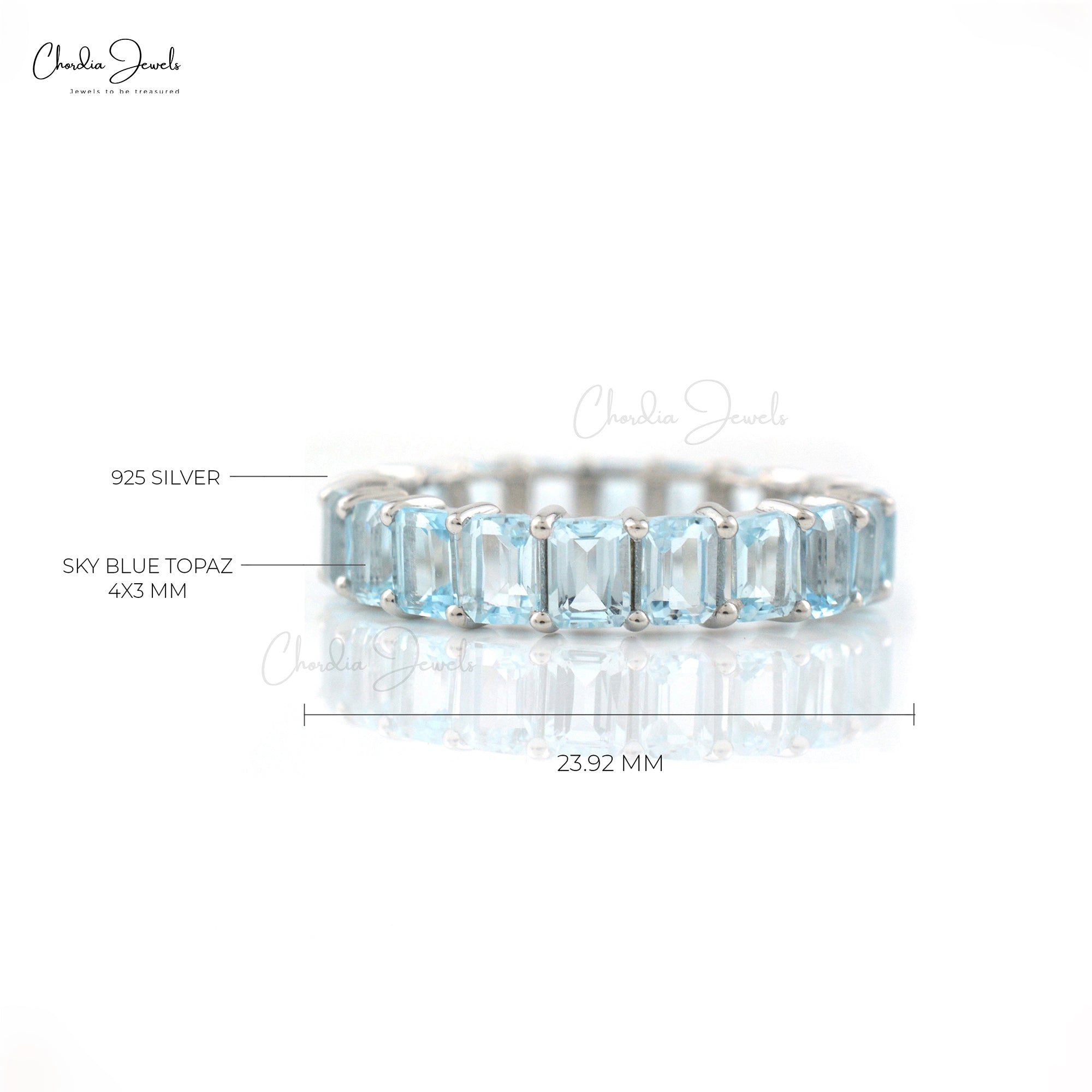 Cost of hot sale blue topaz