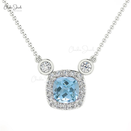 Aquamarine necklace