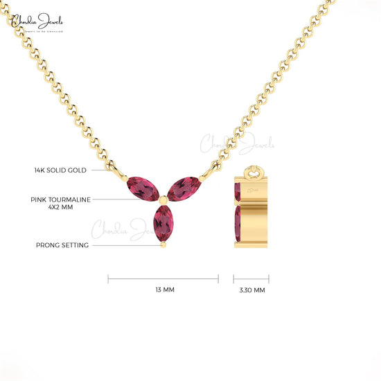 Real Tourmaline Necklace