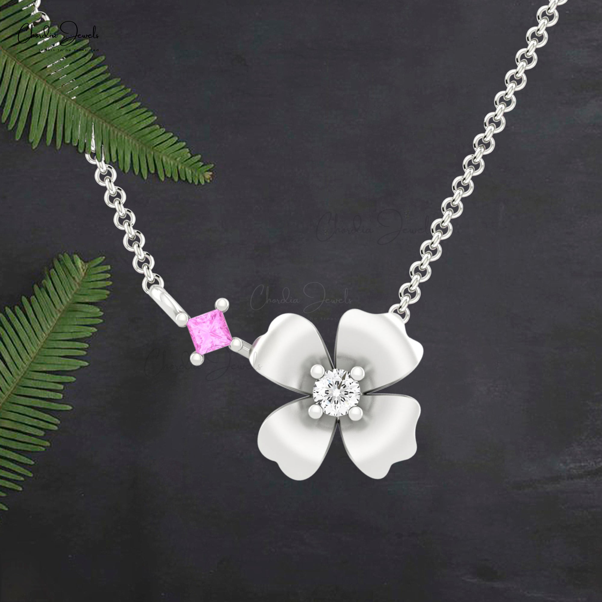 Buy Silver Floral Necklace Set - Joyalukkas
