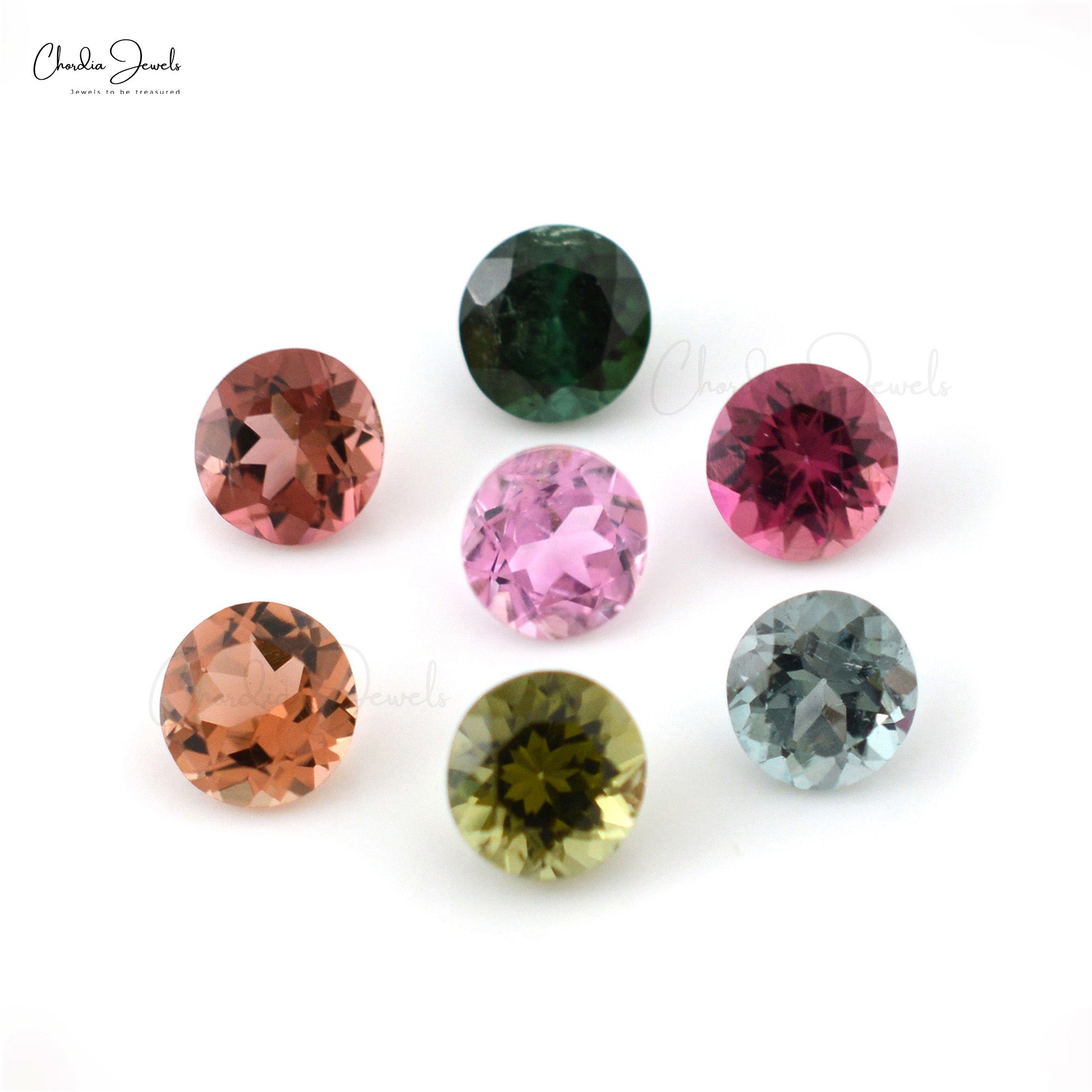 3X5 M.M Natural Bio Multi Tourmaline Faceted Oval For Jewelry, Rings, Earrings, Pendant outlets AAA++ Quality Loose Gems Stone 2 Lots Option