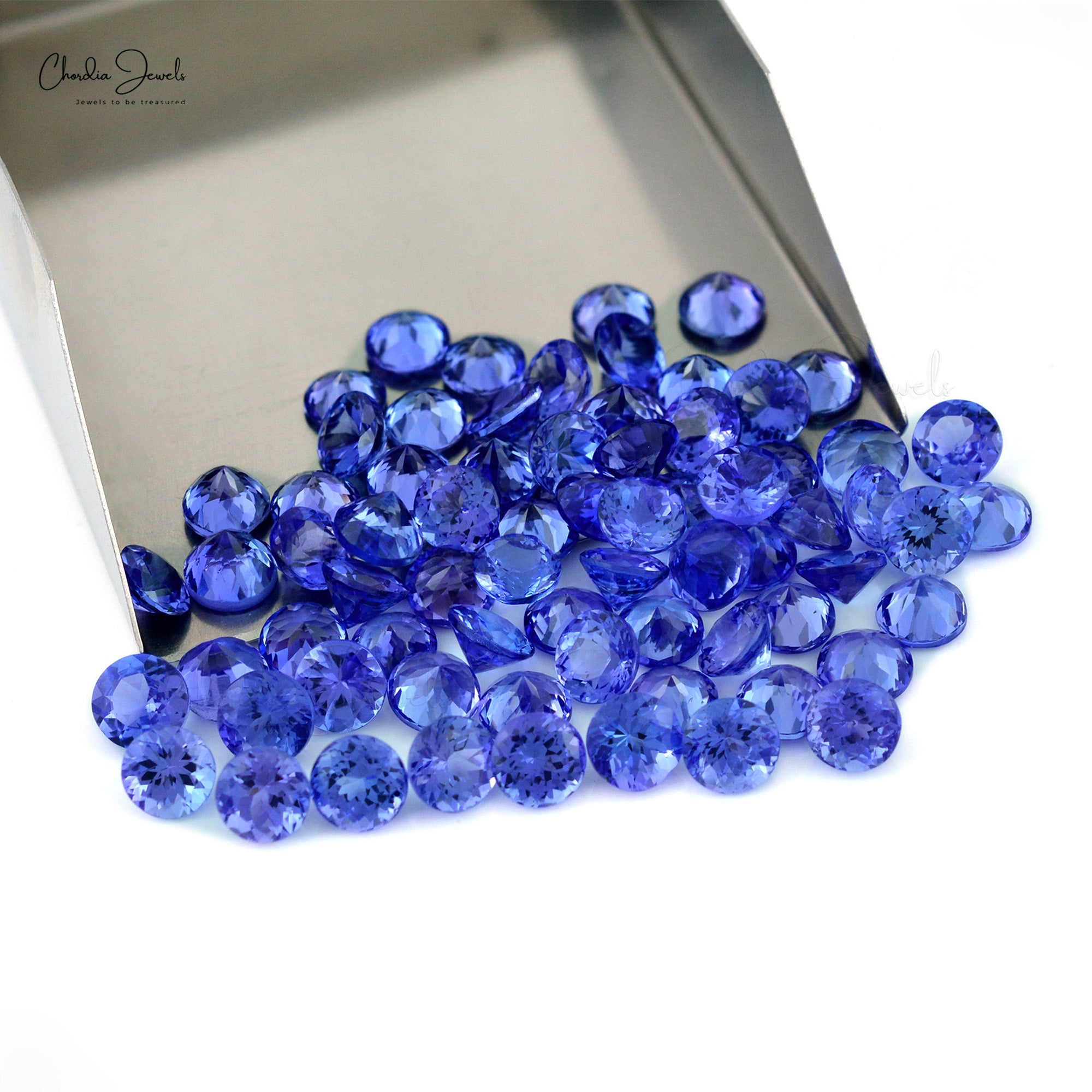 14 CT Natural Tanzanite Round Cut popular Loose Gemstone Lot 79 Pcs 3.50 MM