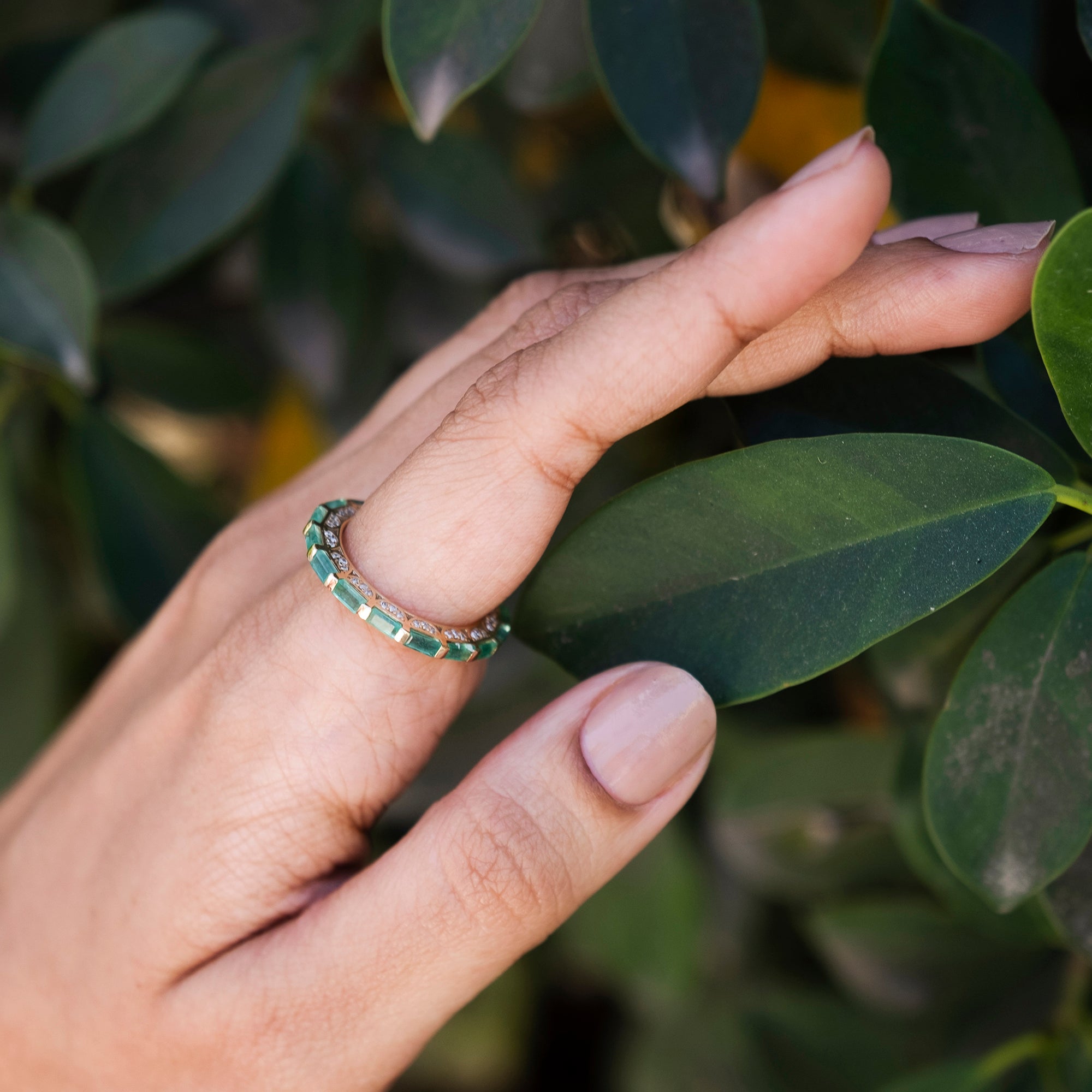 1.50 Cts 2024 Green Emerald Baguette Cut 925 Sterling Silver Gifting Ring For Her, 14k Yellow Gold Plated Wedding Ring For Women.