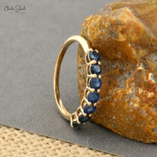 AAA Quality September Birthstone Eternity Band For Women