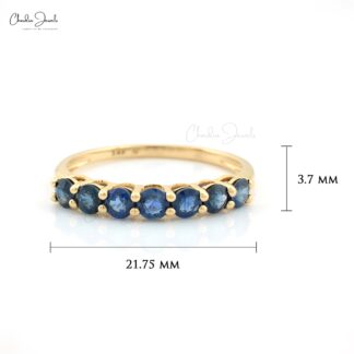 AAA Quality September Birthstone Eternity Band For Women