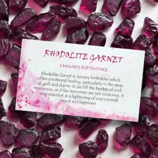 Dainty Seven Stone Ring With 3mm Rhodolite Garnet Prong Set In 14k Real Gold Jewelry