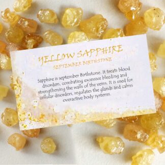 Solid 14k Gold Half Eternity Band In 2mm Yellow Sapphire Gemstone Proposal Ring