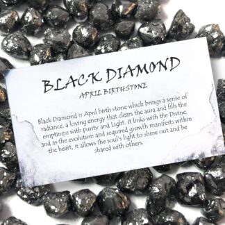 Bezel Set Diamond Necklace In 14k Real Gold Black Diamond April Birthstone Jewelry