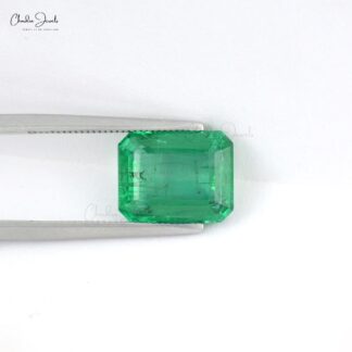 5 Carat Super Fine Quality Zambian Emerald Octagon For Precious Jewelry
