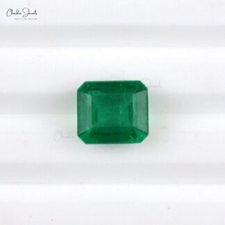 8.5x7.5mm Genuine Emerald Octagon Single Piece For High End Jewelry, 2.44 Carats