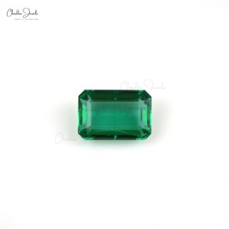 5 Carat Genuine Zambian Emerald Super Top Grade Emerald Cut For Precious Jewelry