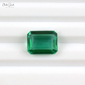 Emerald From Zambia Fine Quality 6.60 Carat Emerald Cut