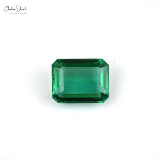 Emerald From Zambia Fine Quality 6.60 Carat Emerald Cut
