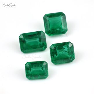 4 Pcs Lot Zambian Emerald For High End Necklace