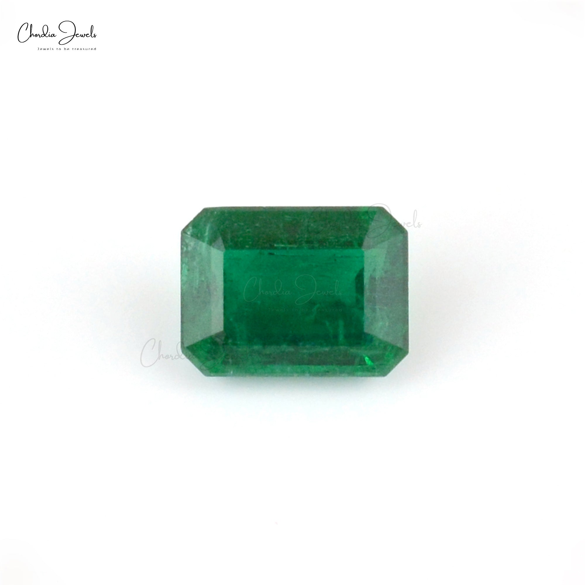 Super Top Grade Zambian Emerald Octagon Precious Gemstone 6.30 Carats