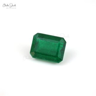 Super Top Grade Zambian Emerald Octagon Precious Gemstone 6.30 Carats