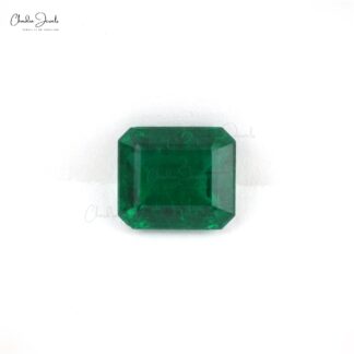 Vivid Green Emerald From Zambia Super Fine Quality, 5.74 Carats