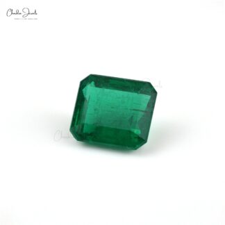 Vivid Green Emerald From Zambia Super Fine Quality, 5.74 Carats