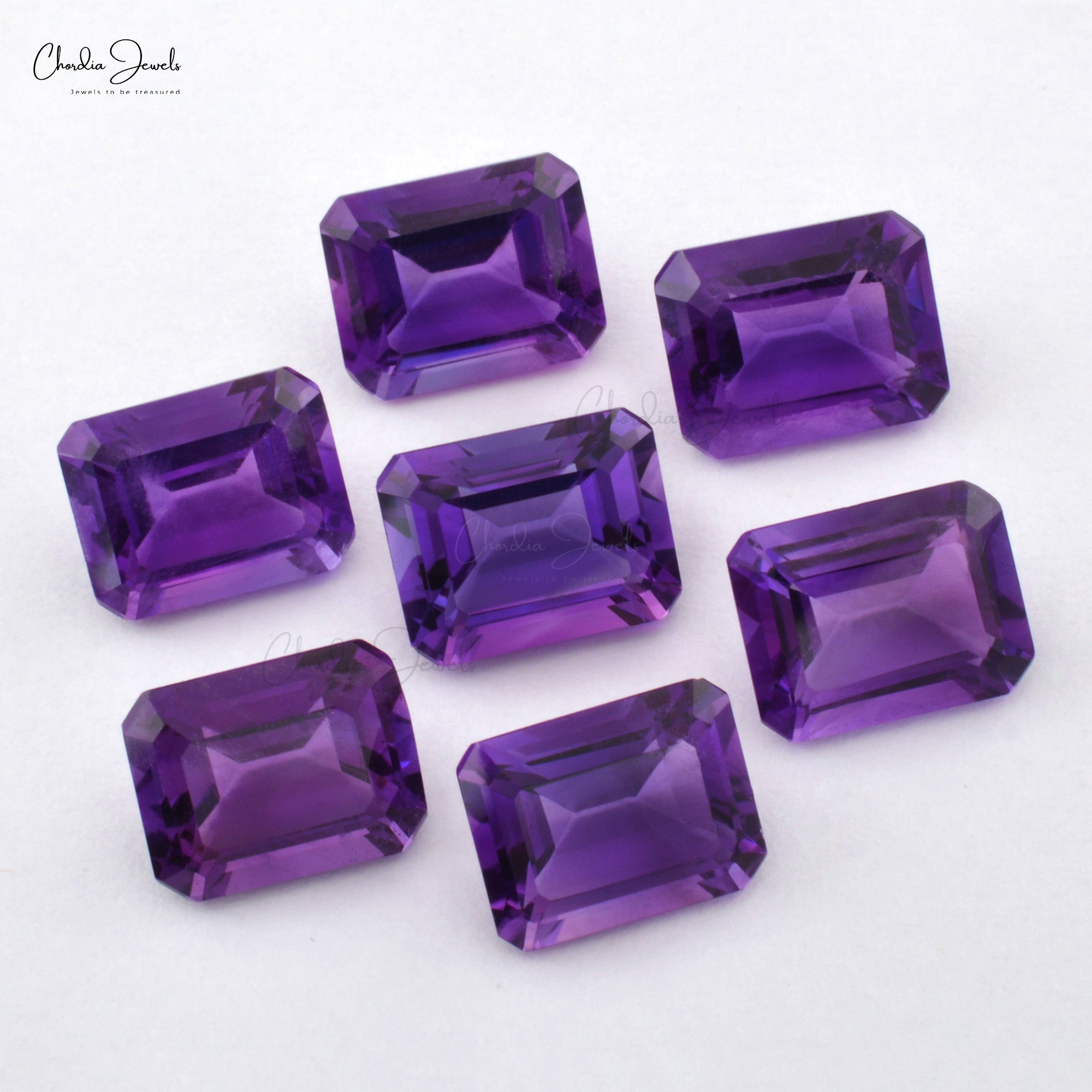3.15 Carats 100% Natural African Amethyst Octagon Cut High Quality Loose Gemstone 10x8MM, 1 Piece