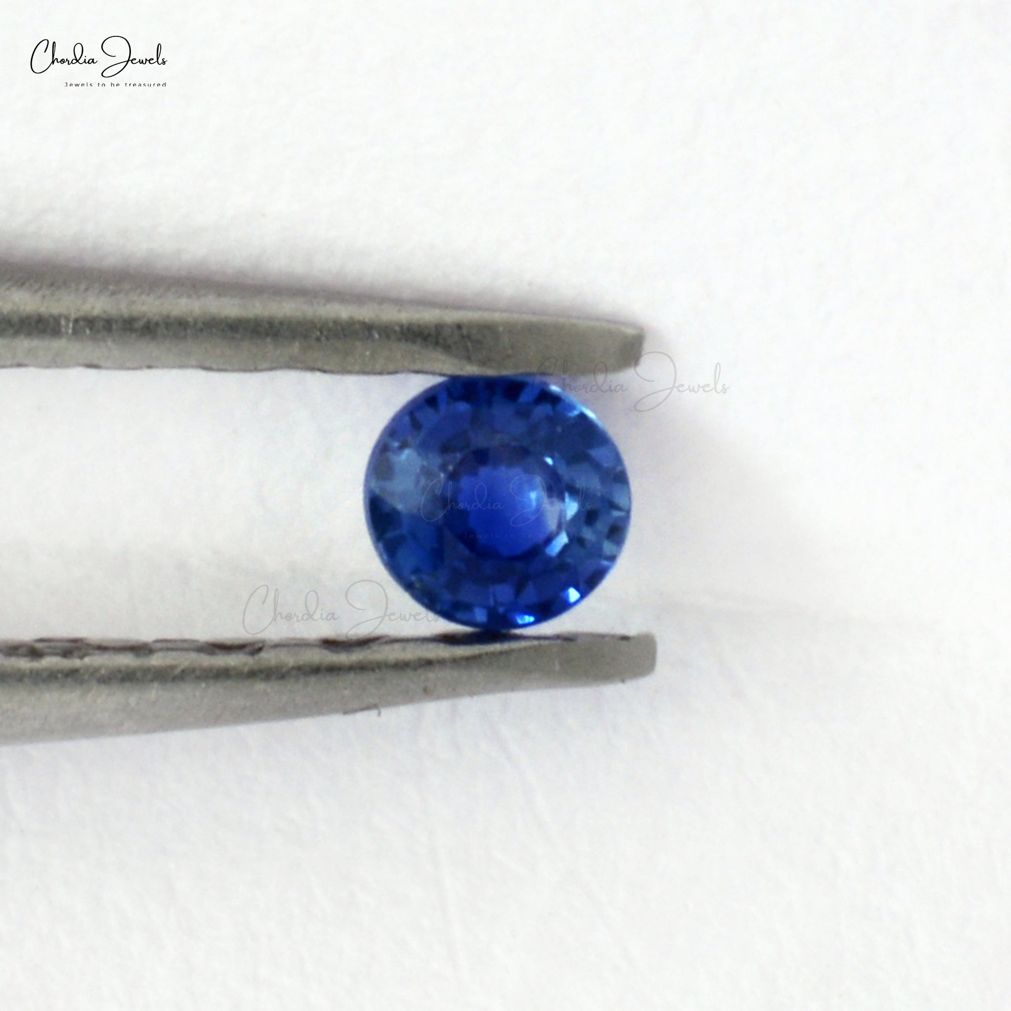 3mm Round Cut Loose Blue Sapphire September Birthstone, 1 Piece