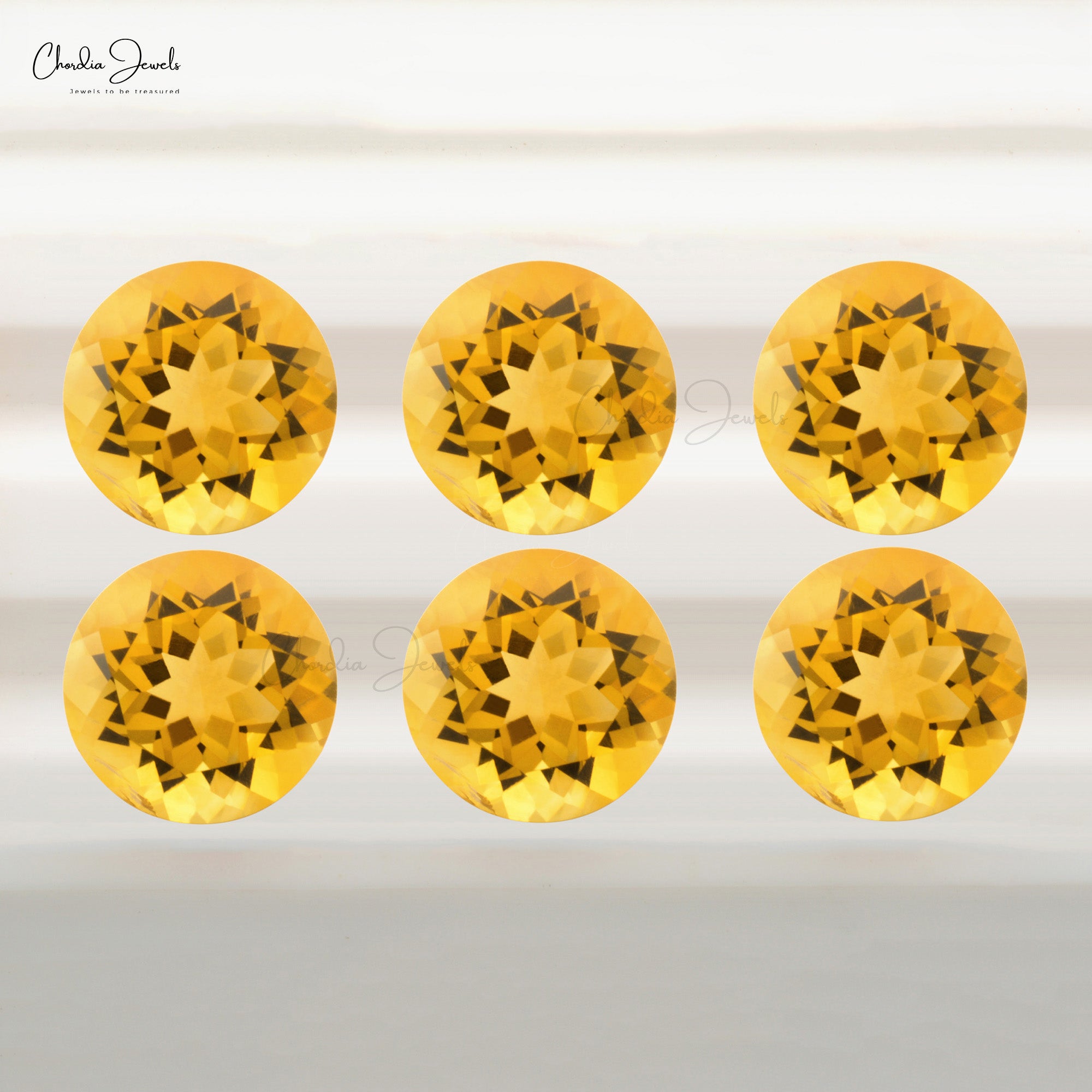 Top Grade Citrine Round Cut AAA Quality 15MM Semi Precious Gemstone, 1 Piece