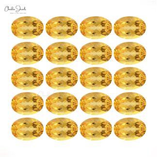 AAA Grade 100% Natural Citrine 5x3 mm Oval Cut Loose Gemstone For Ring, 1 Piece