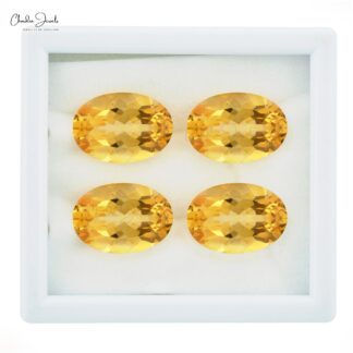 16X12MM Oval Cut Semi Precious Citrine Gemstone for Making jewelry, 1 Piece