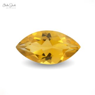 Natural 4x2MM Brazilian Citrine Faceted Marquise for Making Rings, 1 Piece