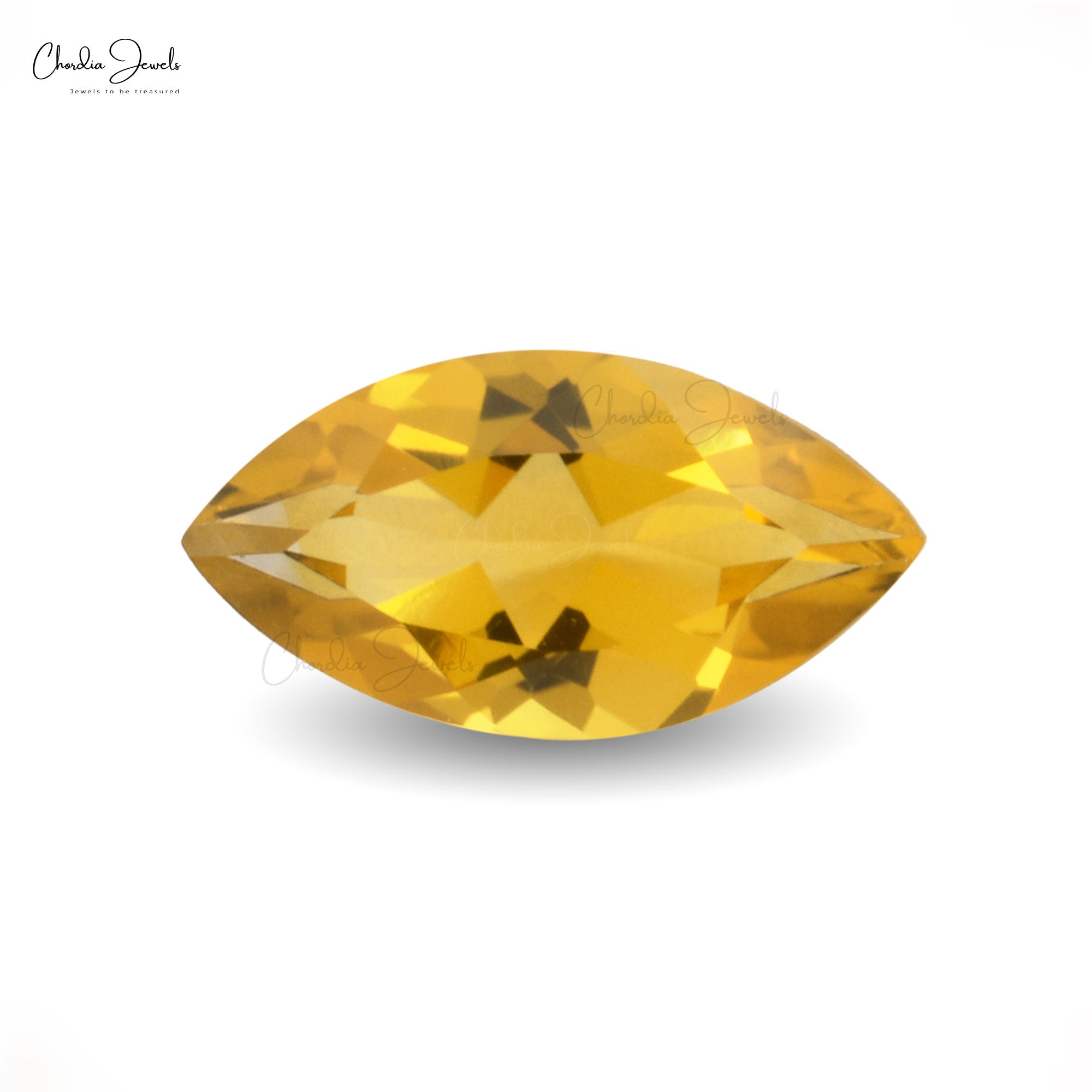 Natural 4x2MM Brazilian Citrine Faceted Marquise for Making Rings, 1 Piece