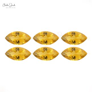 8X4MM Top Grade AAA Citrine Marquise Faceted Cut for Earrings, 1 Piece
