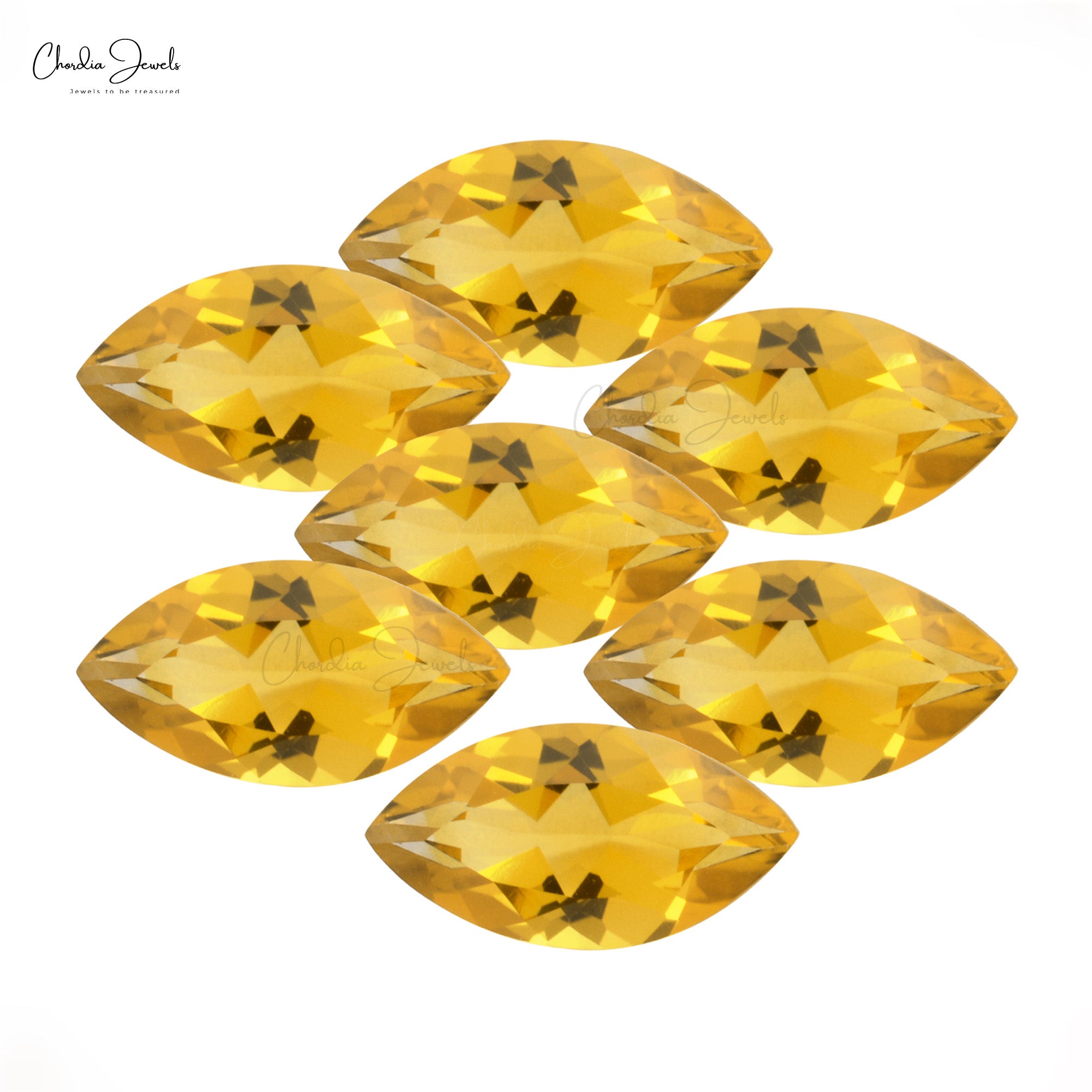 Marquise Cut AAA Quality Citrine 12x6MM for Gemstone Jewelry, 1 Piece