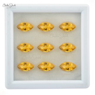 18x9MM Marquise Cut AAA Grade Citrine November Birthstone, 1 Piece