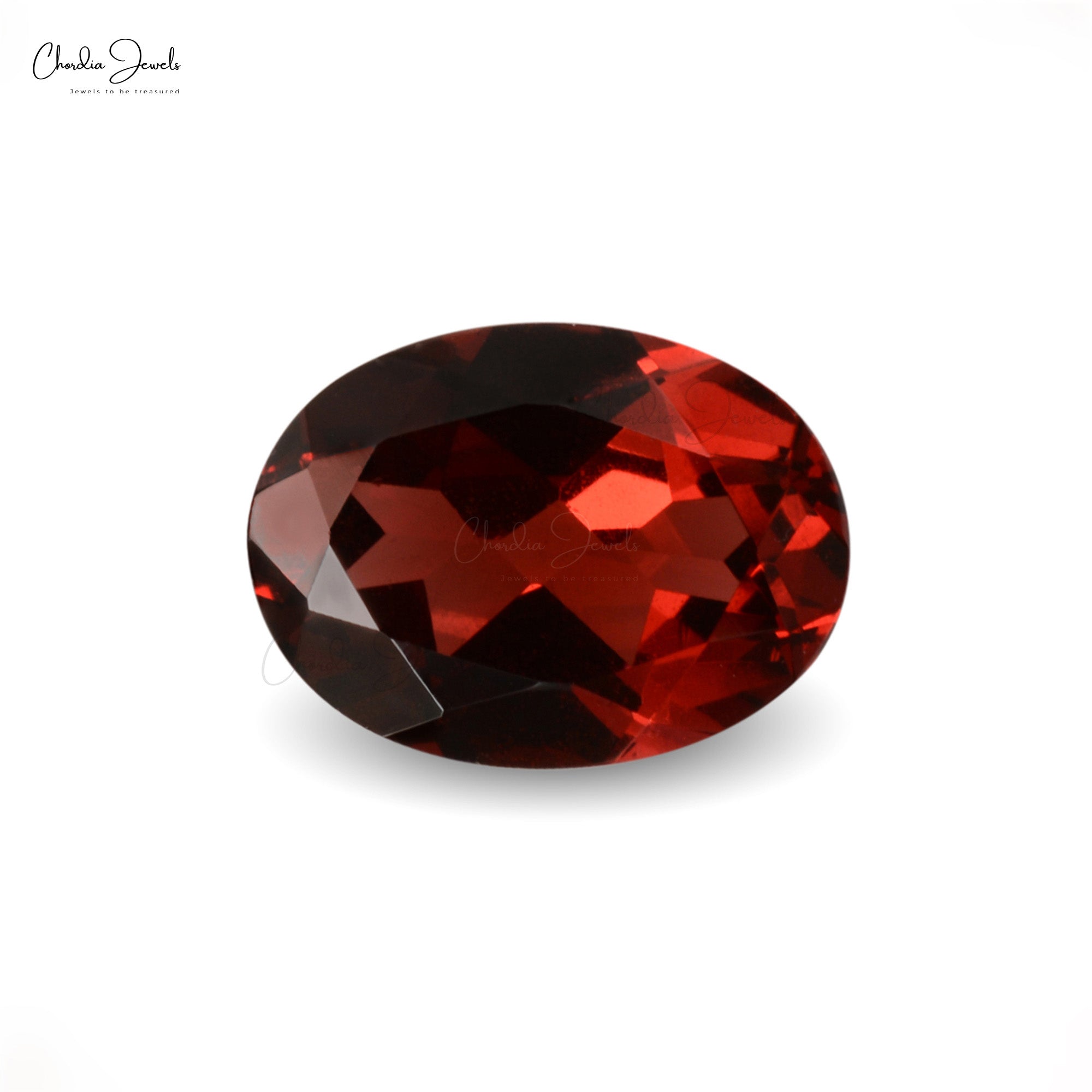 6.5 Carat Top Grade Garnet Gemstone 14×10 mm for Jewelry Making, 1 piece