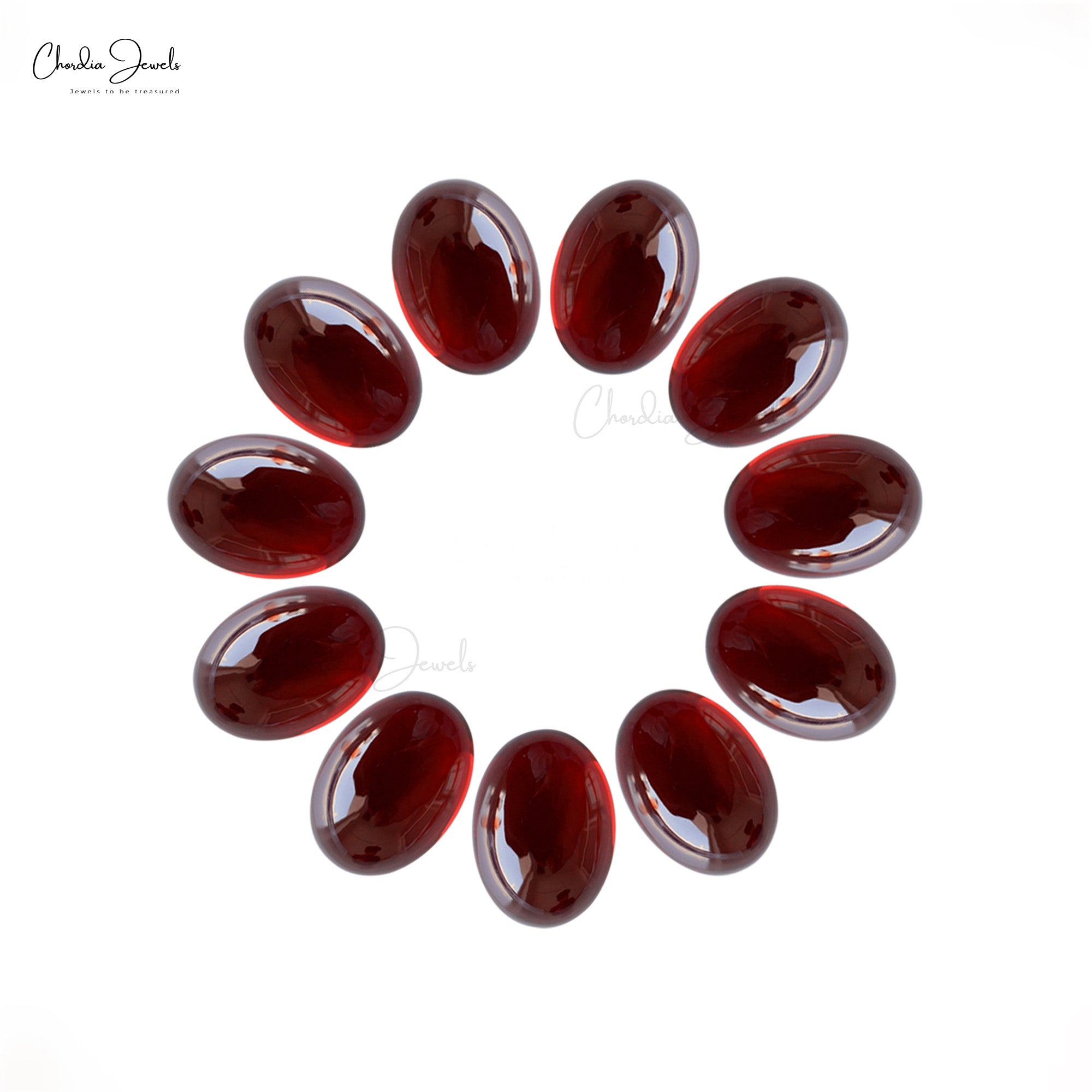 Fine Quality 11×9 MM Mozambique Garnet Oval Cabochon Loose Gemstone Supplier, 1 Piece