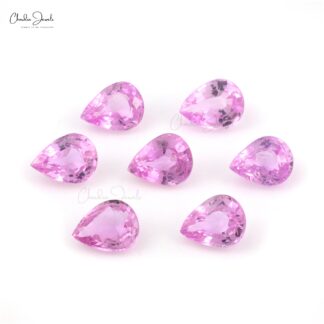 Top Quality Single Piece Loose Pink Sapphire For Pendant 8x6mm, 1piece