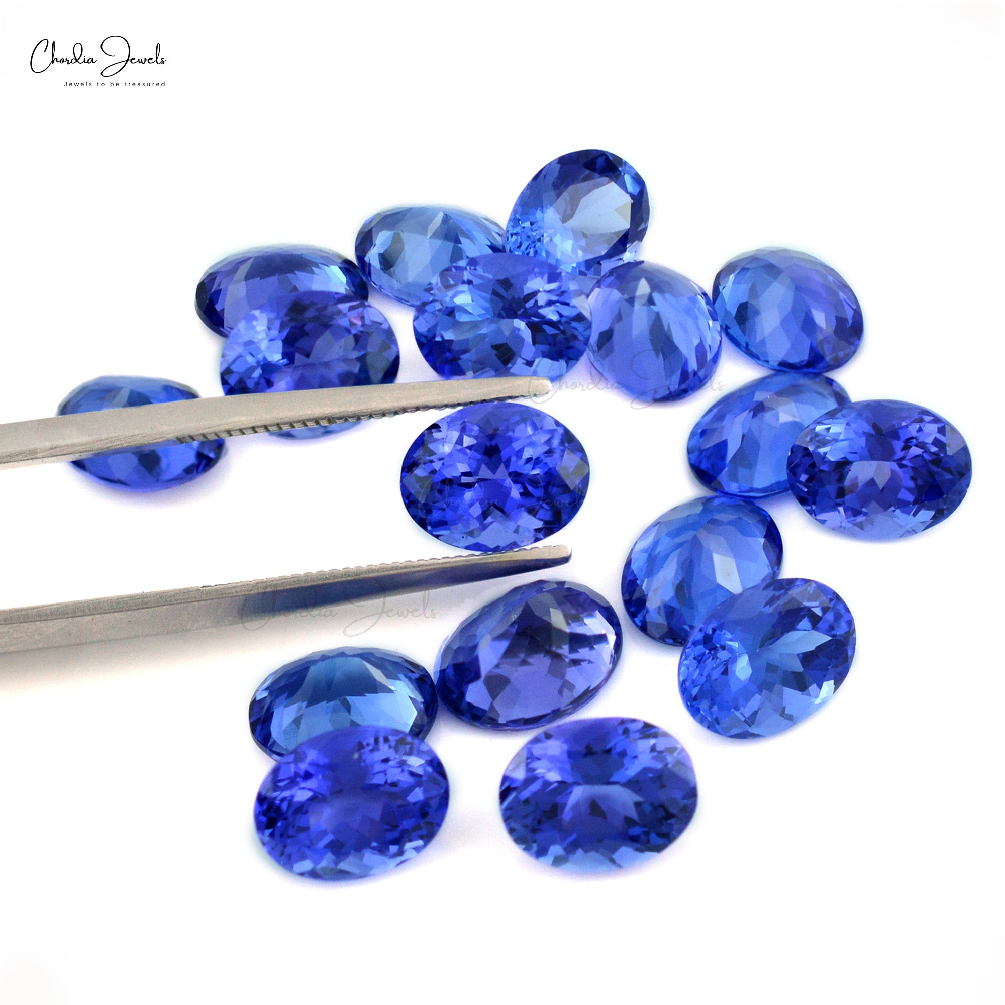 AAA Grade 8.5X6.5MM Oval Faceted Tanzanite Gemstone Manufacturer, 1 Piece