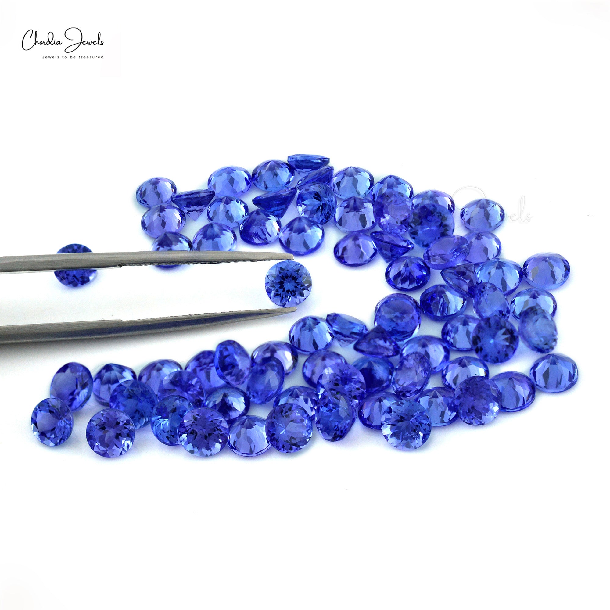 December Birthstone 4.50 MM Carat Round Cut AAA Top Grade Tanzanite Loose Gemstone, 1 Piece