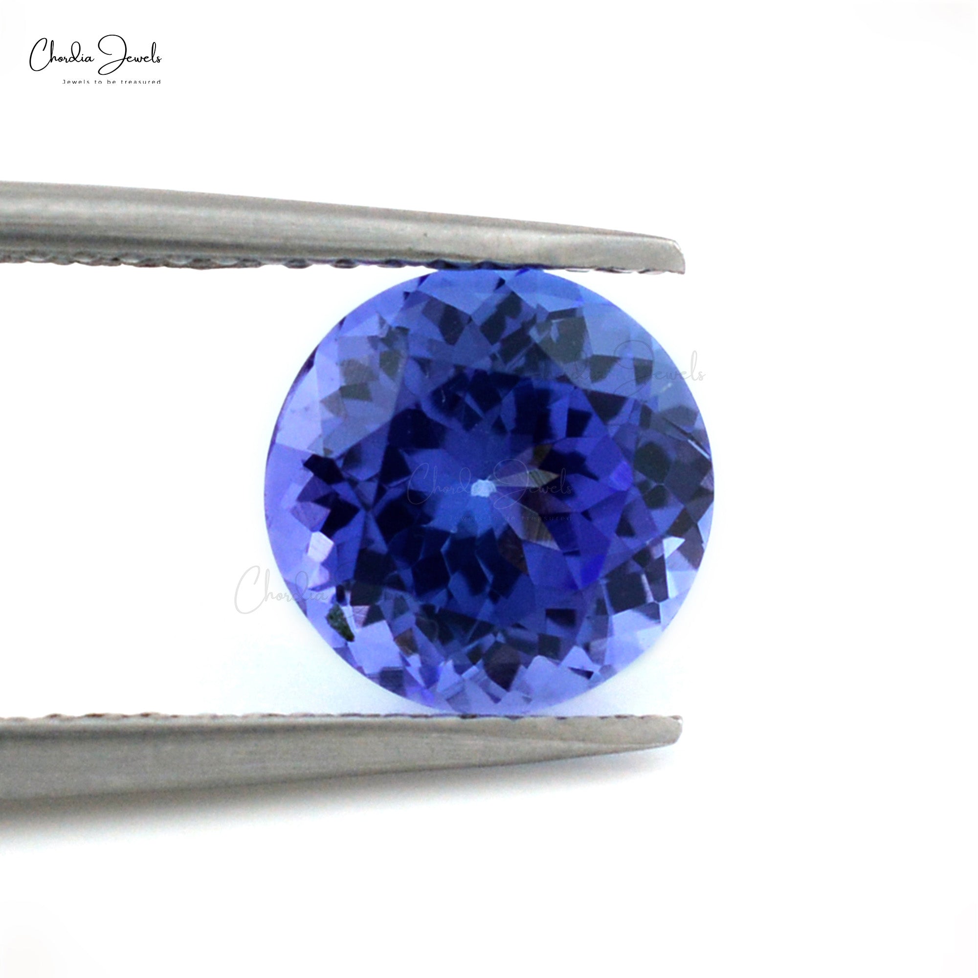 Round Cut AAA Grade Tanzanite 5MM for Gemstone Jewelry, 1 Piece