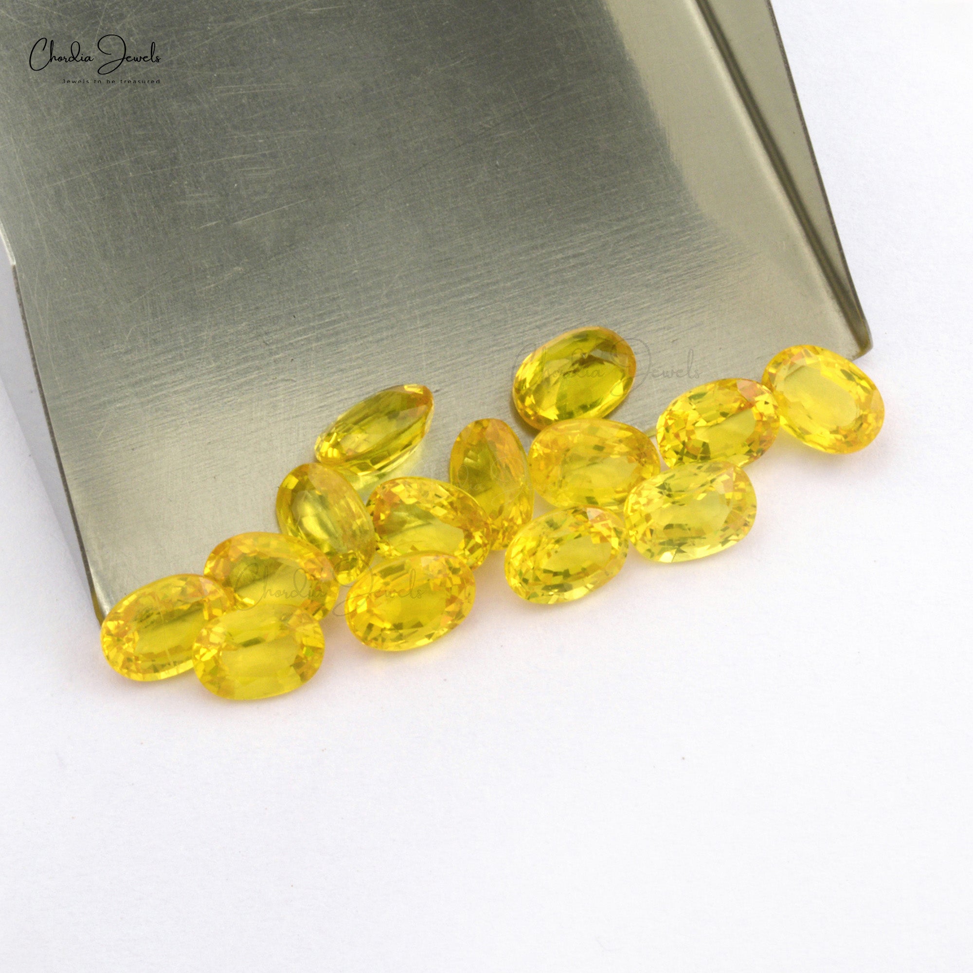 Top Quality Flawless 6x4mm Yellow Sapphire Oval Cut, 1 Piece