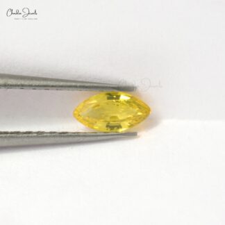 Yellow Sapphire Marquise 6x3mm Flawless Clean Gemstone, 1 Piece