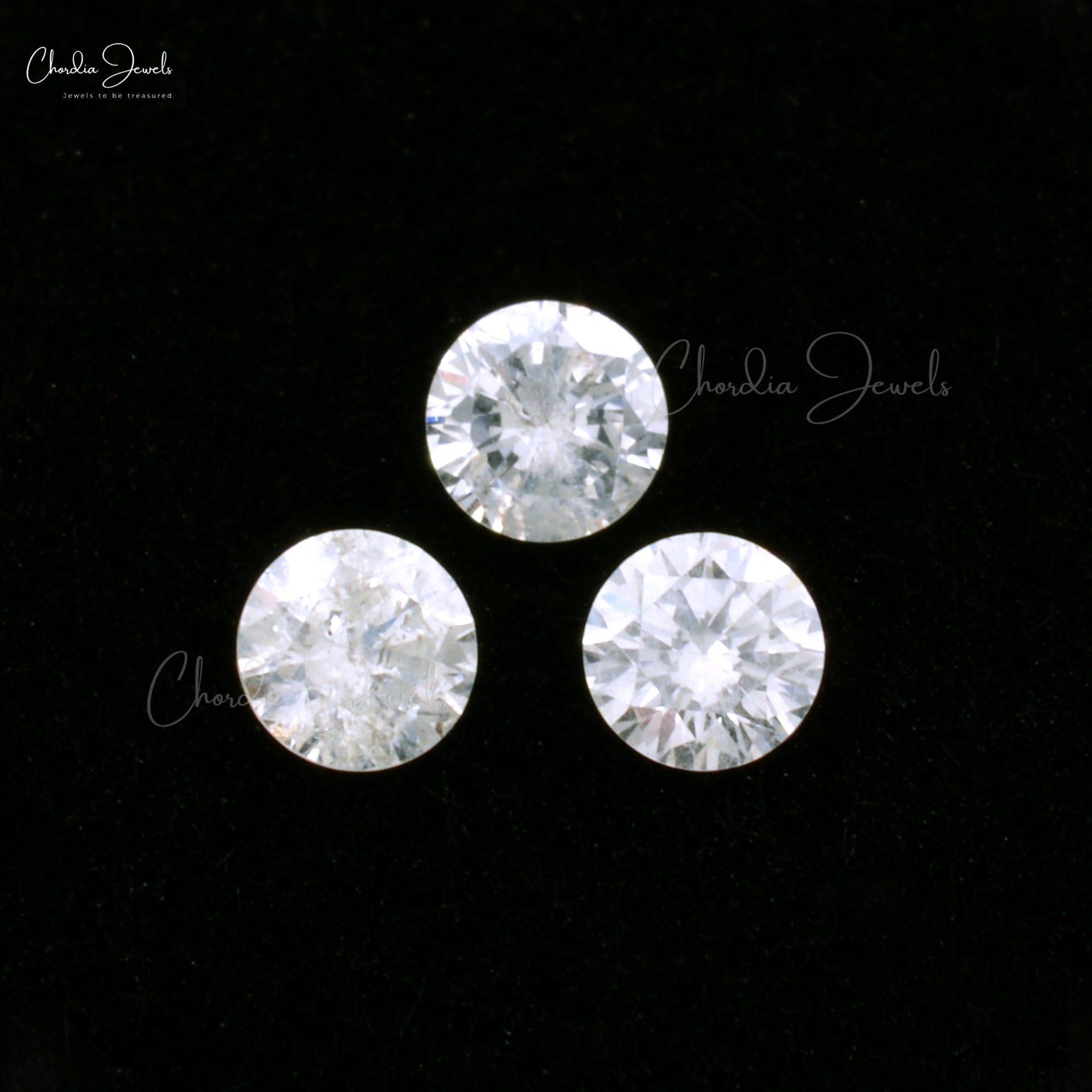G-H Round Cut I1-I2 Star White Diamond 1.70 MM Loose Stone For Sale, 1 Piece