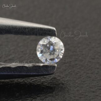 Star White Diamond 1.60 MM Round Brilliant Cut I1-I2 / G-H Precious Gemstone, 1 Piece
